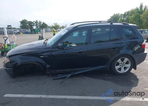 2005 BMW X3 3.0I z USA, uszkodzony, nr VIN WBXPA93475WD19419